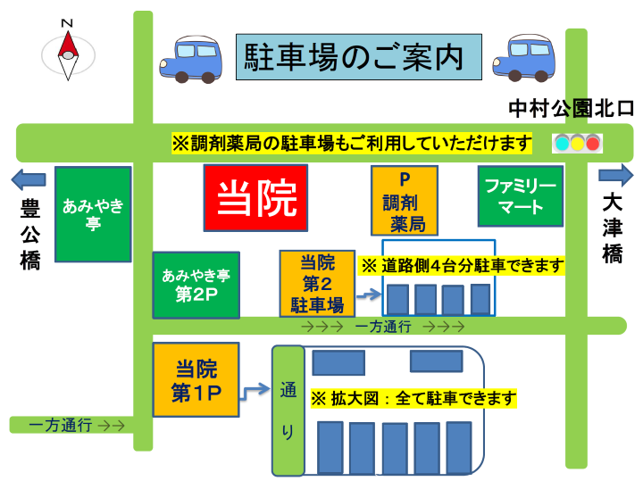 駐車場のご案内